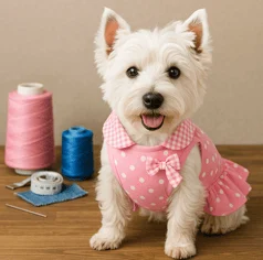 Cão com roupa